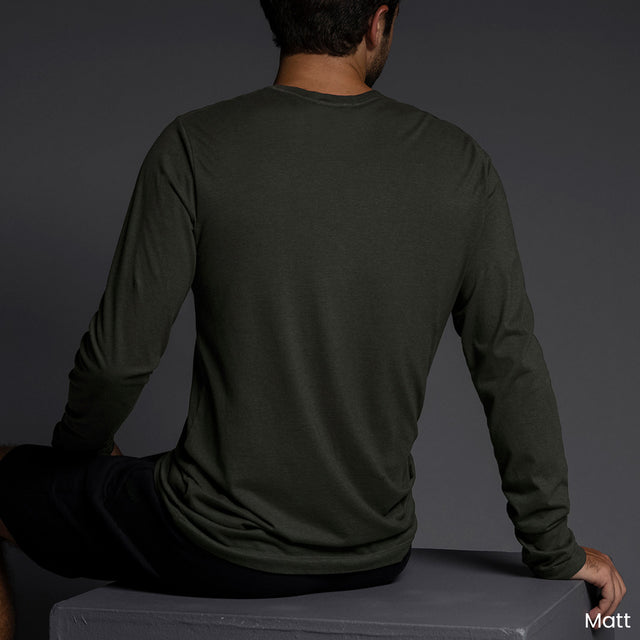 Jersey Long Sleeve Crew Neck T-Shirt