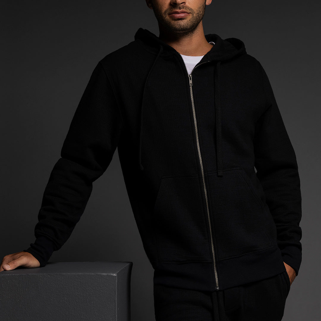 Dual Layer Zip Hoodie