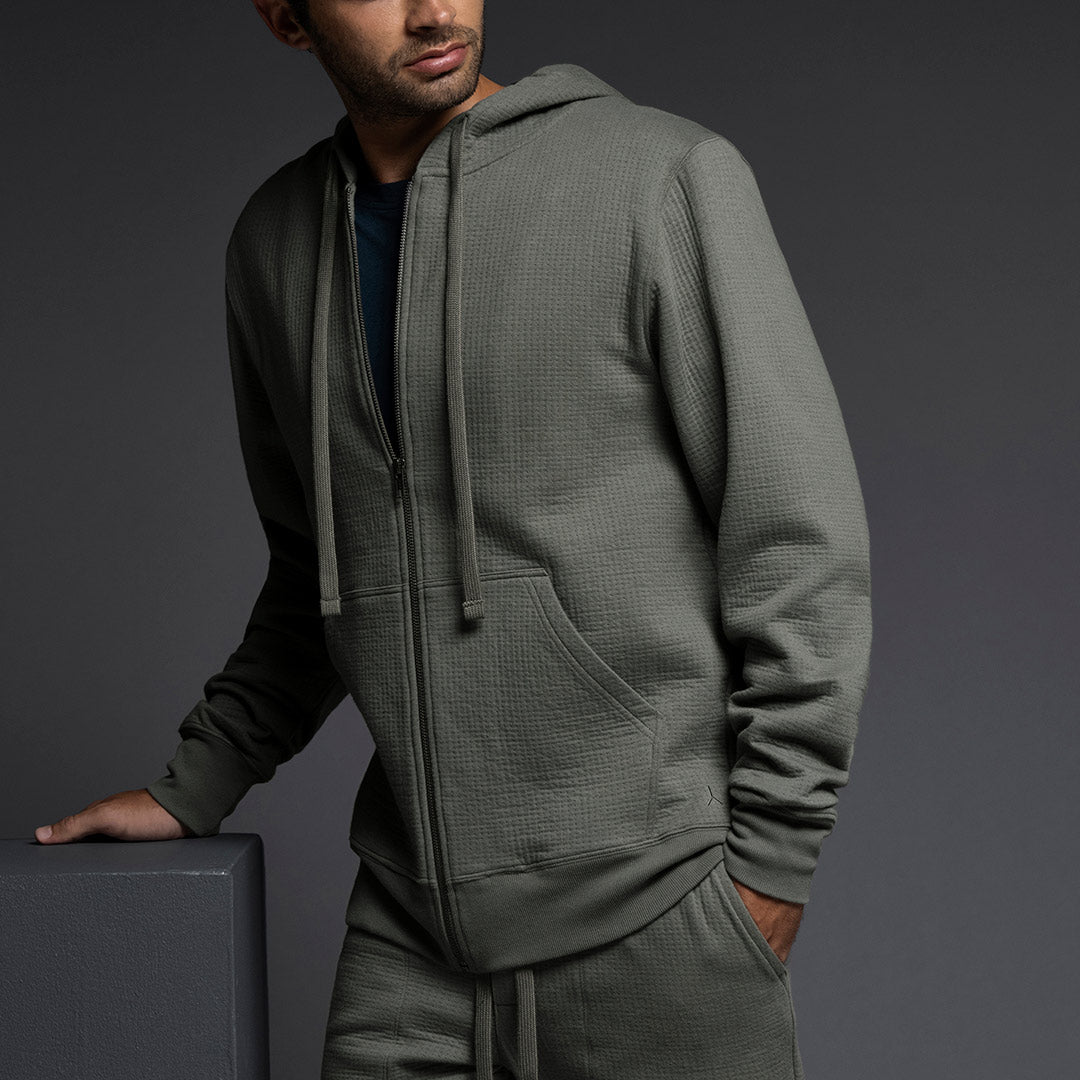 Dual Layer Zip Hoodie